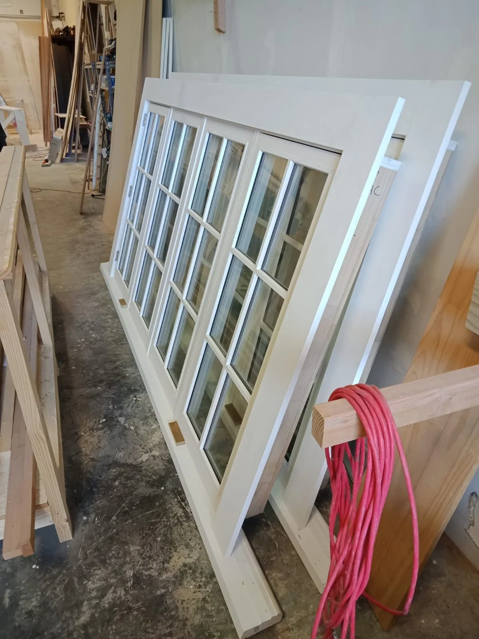 Multi-pane timber window